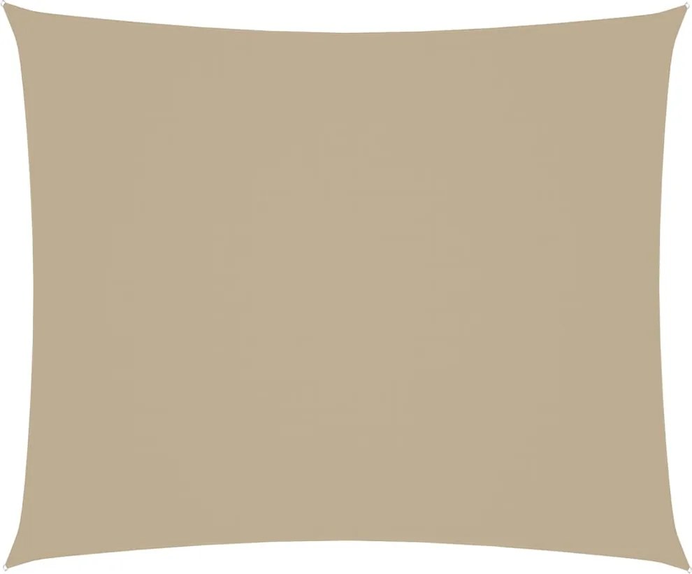vidaXL Parasolar din țesătură oxford, dreptunghiular, 4 x 6 m, bej