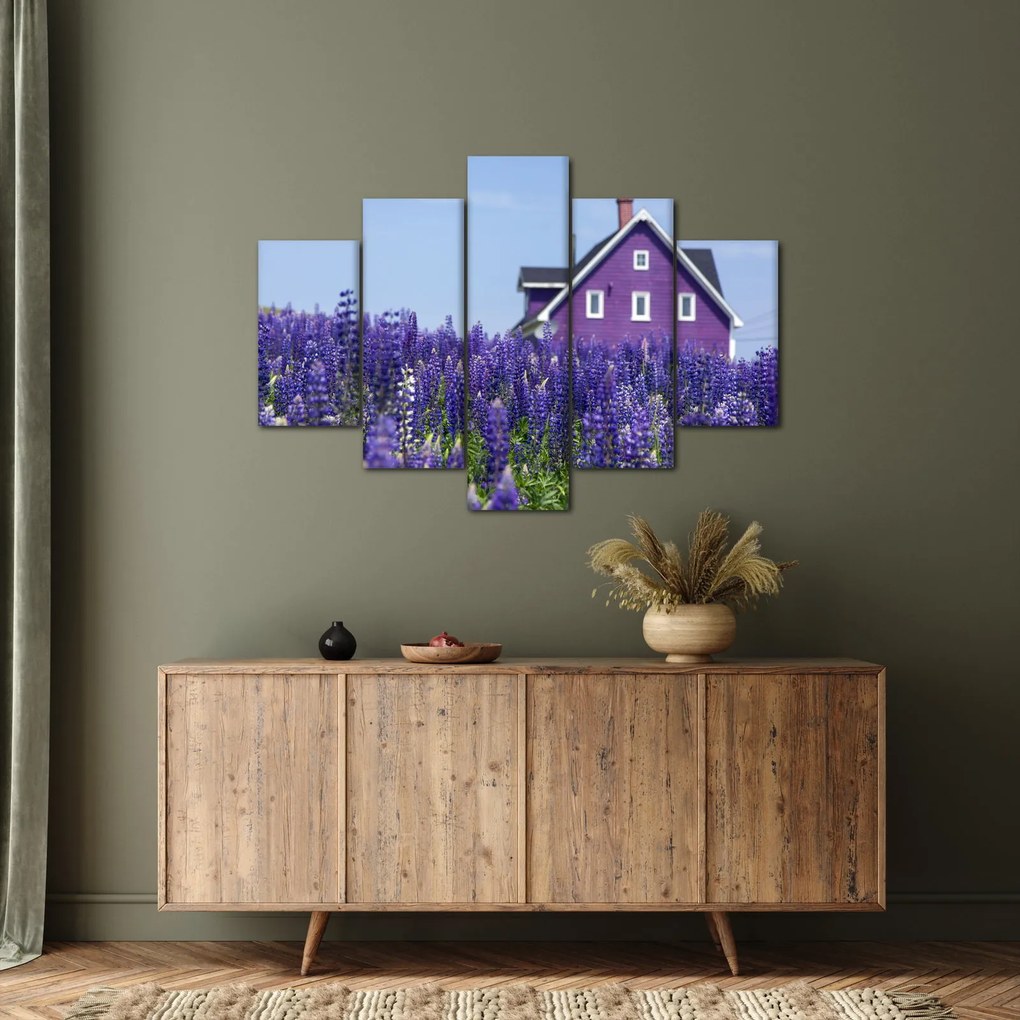 Tablou cu câmp de lavanda (150x105 cm)