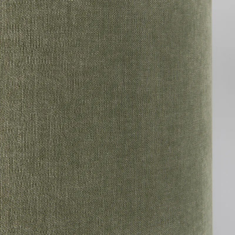 Lampă suspendată neagră cu abajur 35 cm verde reglabil - Blitz