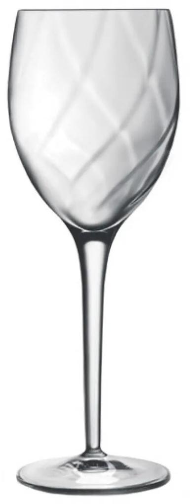 Set 4 pahare vin si alte bauturi Canalleto Flute, Luigi Bormioli, 384 ml, sticla cristal, transparent