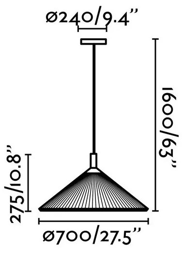 Lustra XXL suspendata design decorativ SAIGON IN 70cm Burgandy