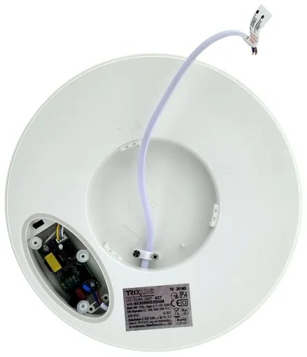 Plafonieră LED cu senzor de mișcare, 20W, 230V, 3000/4000/6500K, IP54, alb