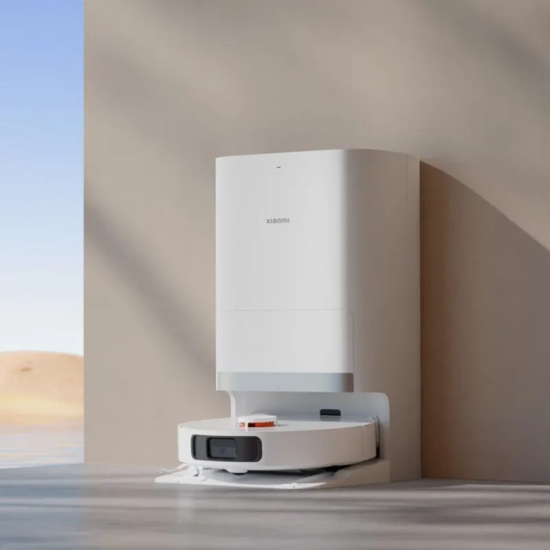 Aspirator robot Xiaomi X20+, 6000 Pa, 140 min, 0.35/4 l, Funcție Mop, Stație de autovidanjare, Navigație LDS, Evitarea obiectelor, Aplicație mobilă, Alb