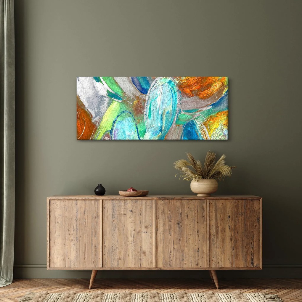 Tablou - Abstract colorat (120x50 cm)