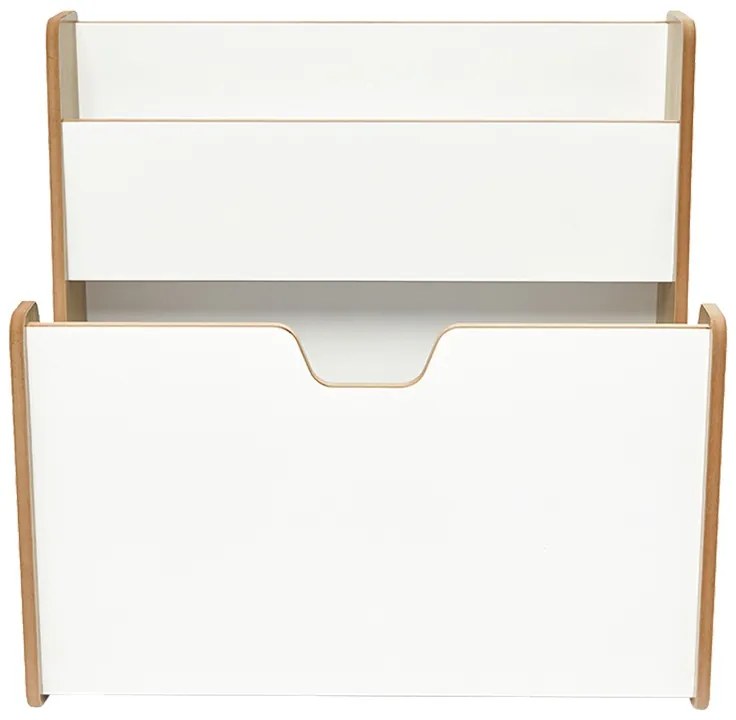 Raft Crane MDF alb-natural 57x34x44 cm