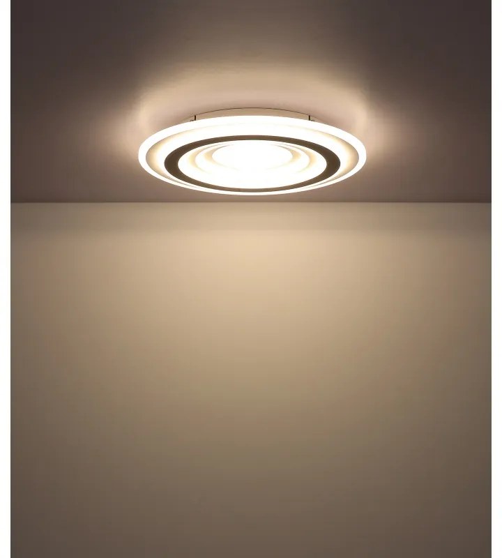 Plafoniera LED dimabila cu telecomanda design modern Sabatino 48011-46 GL