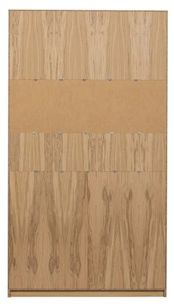 Bibliotecă modulară cu aspect de lemn de stejar 110x199 cm Modulair – vtwonen