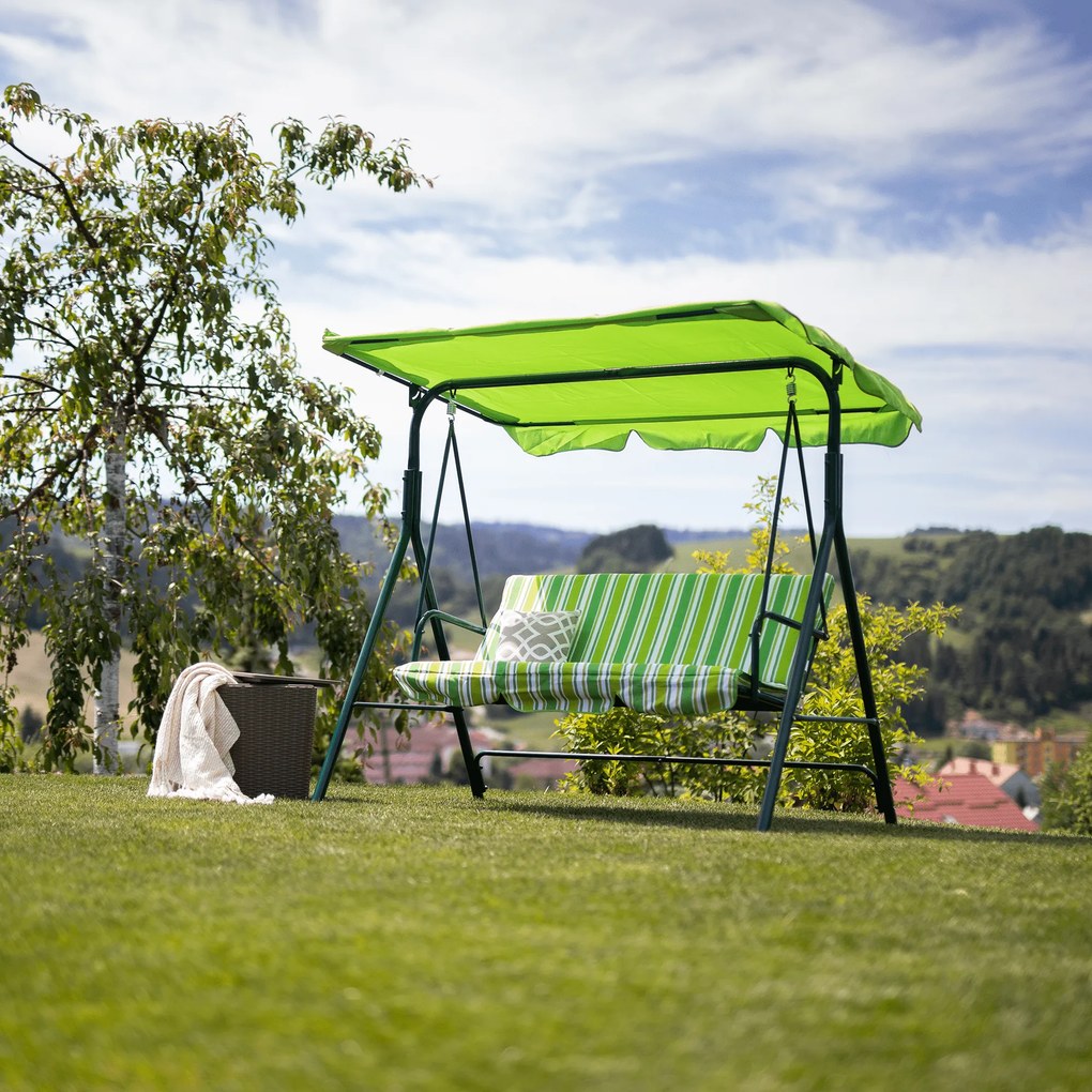 Leagăn de grădină, verde/alb, Taula