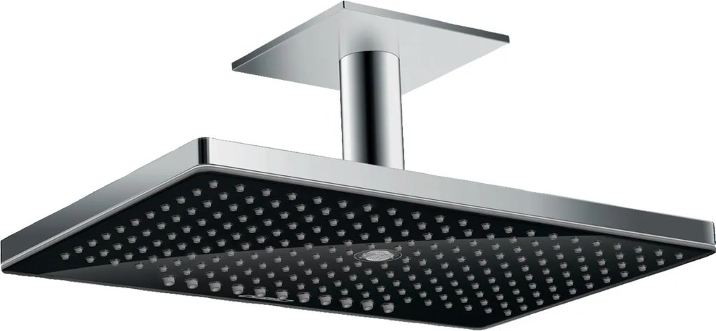 Hansgrohe Rainmaker Select cap de duș 46x30 cm dreptunghiular crom-negru 24006600