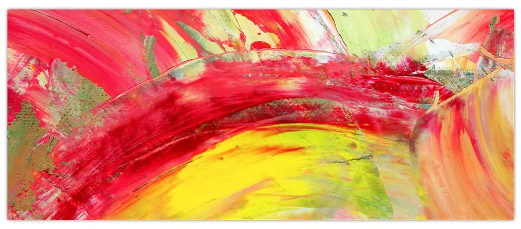 Tablou cu abstracție - pictura (120x50 cm)