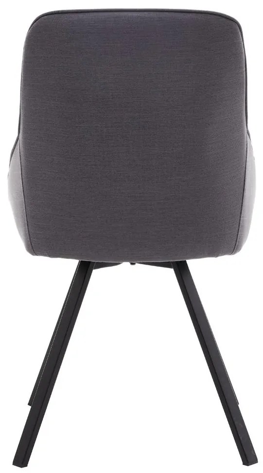 Scaun sufragerie Yenkee  (melva 94 + negru). 1099291