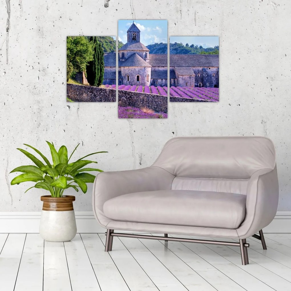 Tablou - Câmp de lavandă (90x60 cm)