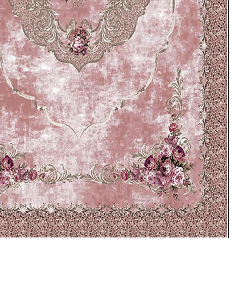 set de covoare pentru baie, 2 piese, pudră