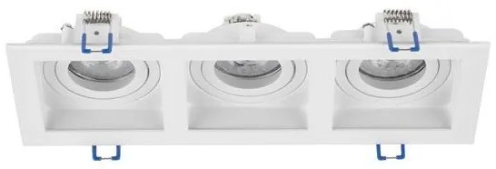 Corp incastrabil cu 3 spoturi directionabile EIRIAM, alb