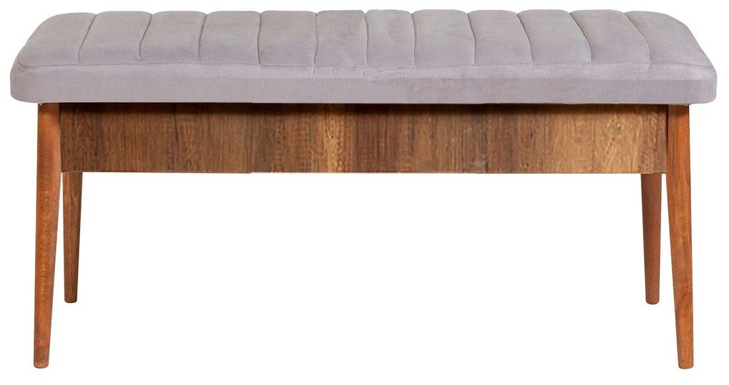 Set mobilier sufragerie Vlasta 1 (nuc + gri) (pentru 4 persoane). 1072192