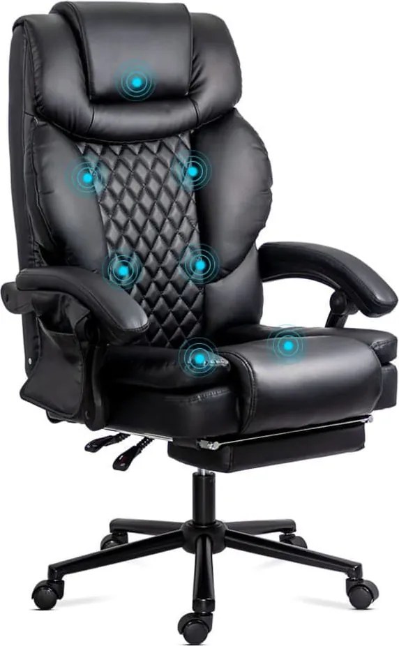 Scaun Directorial cu Masaj OFF 935 Negru