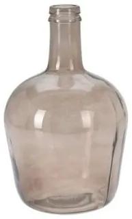 Vaza Old Times din sticla reciclata, mov, 19x30 cm