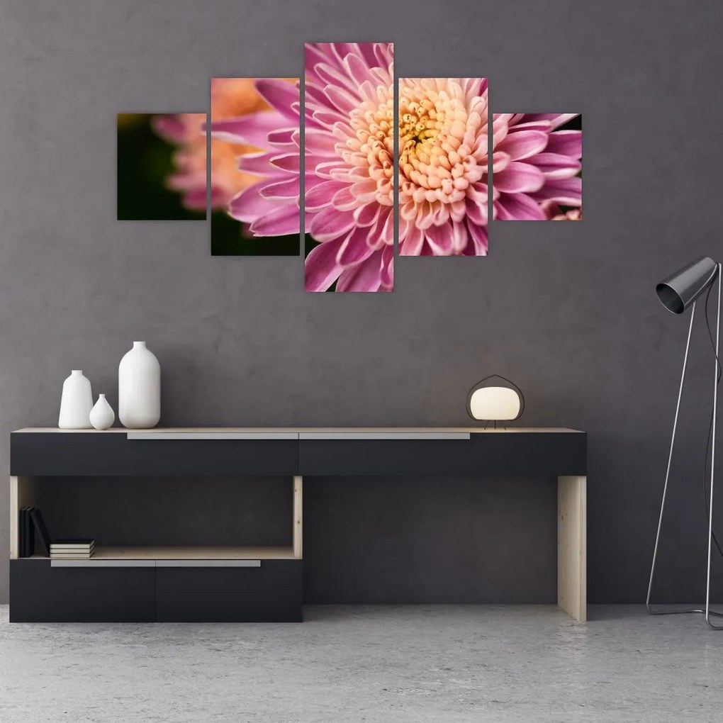 Tablou detailat cu flori (125x70 cm), în 40 de alte dimensiuni noi