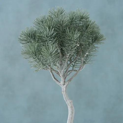 Ramura decorativa artificiala Pine Verde / Alb, H27 cm