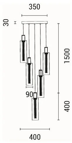Plafonieră LED/38W/230V 3000K
