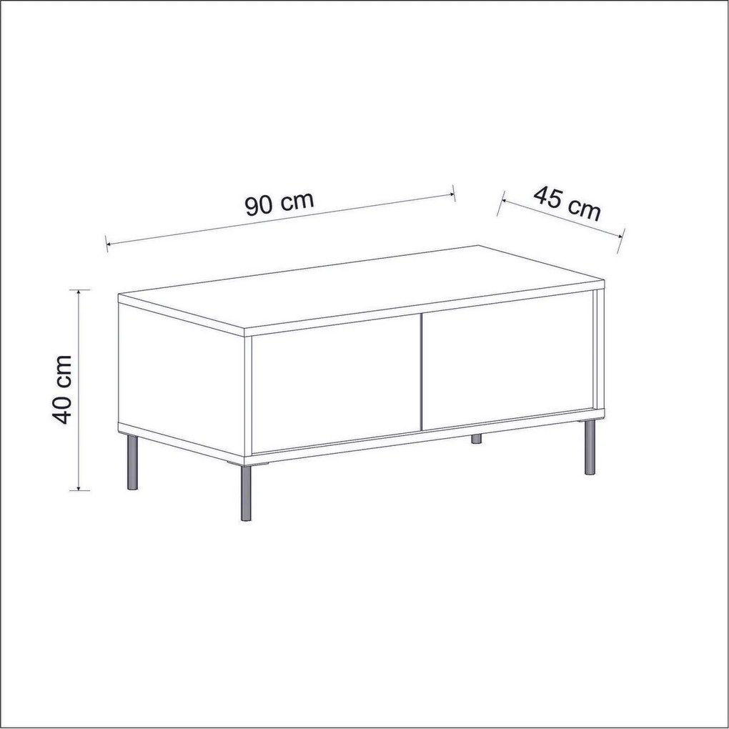 Măsuță de cafea Imaj Anthracite