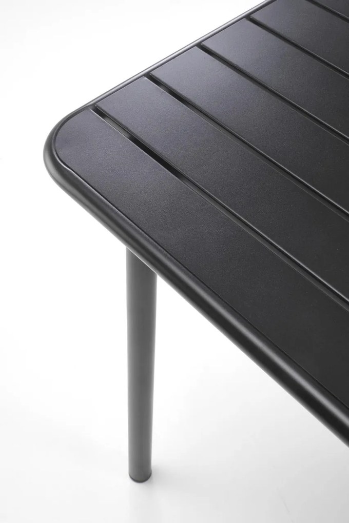 Masa patrata Bosco neagra L70 cm