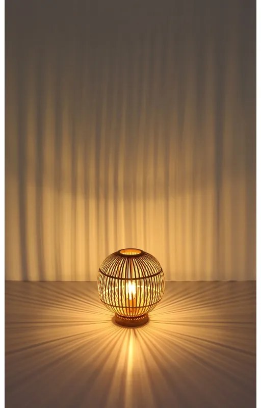 Lampa de masa stil natural bambus HILDEGARD