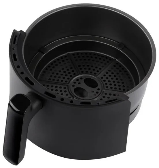 Friteuza cu aer cald Russell Hobbs SatisFry Panoramic 27420-56, 1650W, 5.5 l, 10 programe, Afisaj digital cu LED-uri, Termostat, Timer, Negru