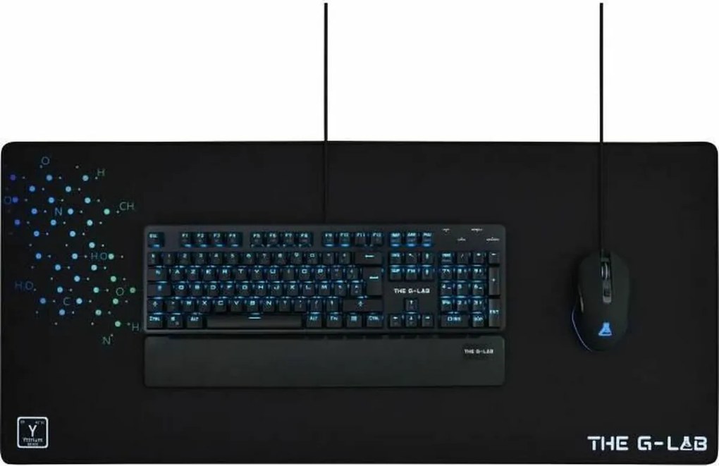 Covoraș antiderapant The G-Lab Pad Yttrium Negru 90 x 40 cm