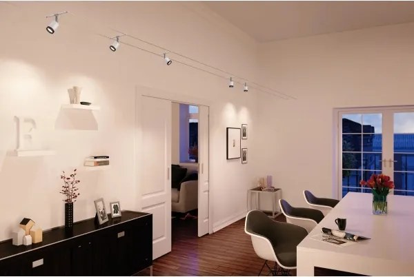 Paulmann 3981 - Set 5xLED/4W sistem complet cu cablu TUBE 230V