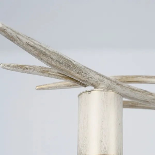 Plafonieră GARNISH 4xE27/15W/230V alb/patină