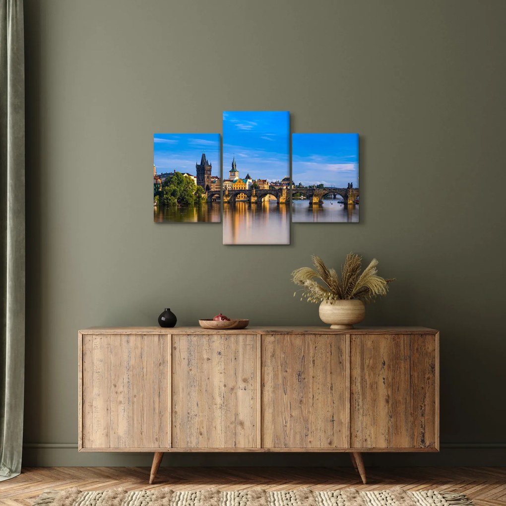 Tablou cu podul Carol (90x60 cm)