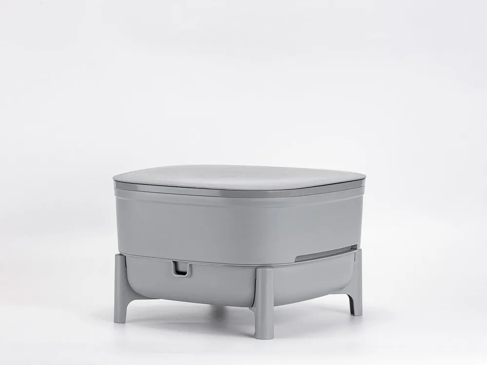 Coș pentru compost gri 30 l Urbalive – Plastia