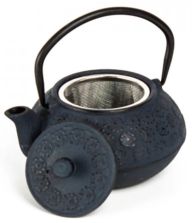 Ceainic din fonta cu sita Luigi Ferrero FR-8360DB 600ml, albastru inchis 1004817