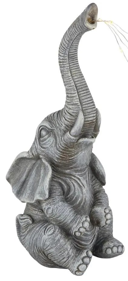 Globo 33884 - Decorațiune solară LED 20xLED/0,02W/3V IP44 elefant