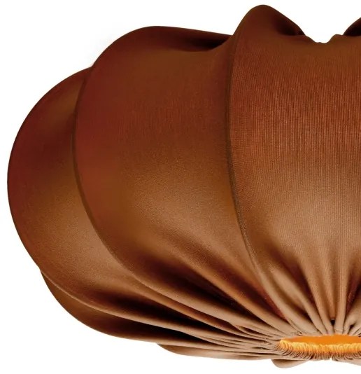 Lustră pe cablu CAFEE 1xE27/40W/230V, diam. 52 cm, maro