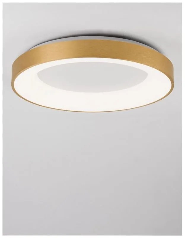 Plafoniera LED 3000K moderna 60cm RANDO THIN auriu NVL-9353854