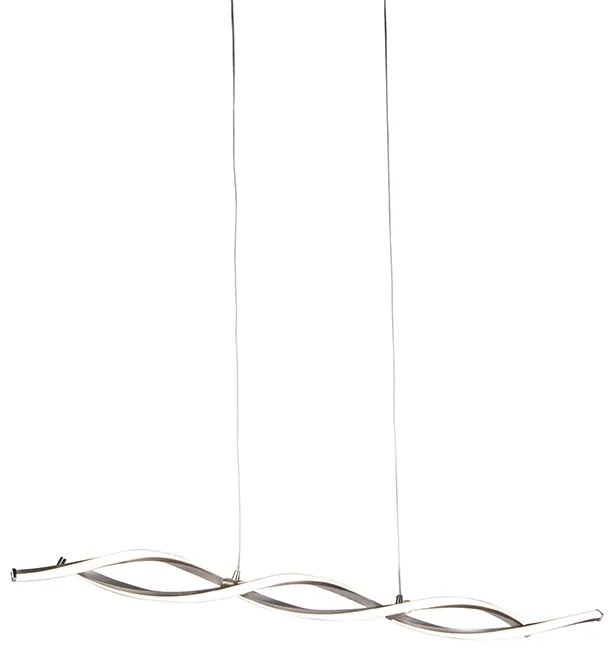 Lampă modernă cu pandantiv din oțel cu LED și dimmer - Paulina