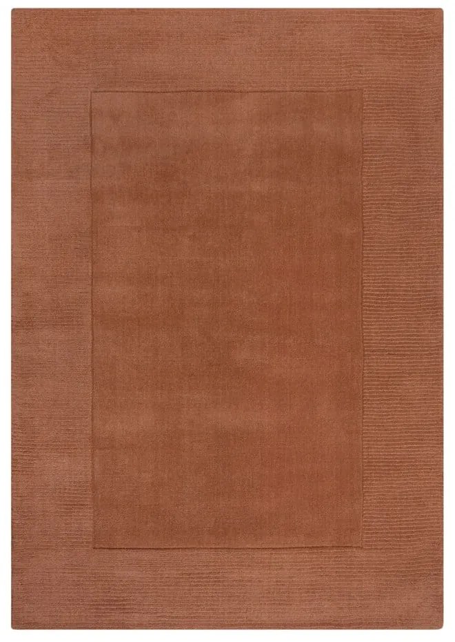 Covor cărămiziu din lână 120x170 cm – Flair Rugs