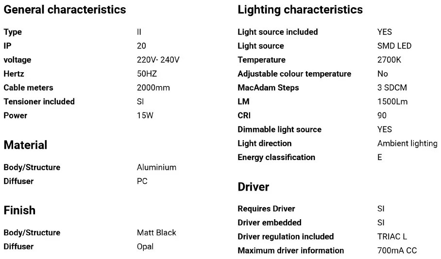 Lustra LED suspendata design modern minimaliat VICO I 60cm