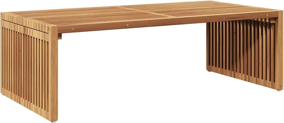 vidaXL Masă laterală pentru grădină Maro 110 x 55 x 35,5 cm