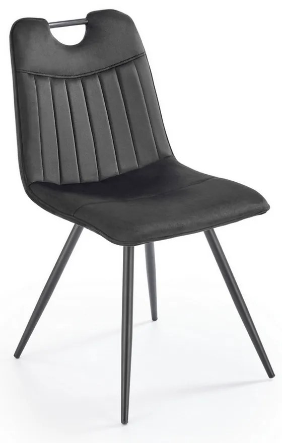 Scaun de bucaterie Olindo, negru
