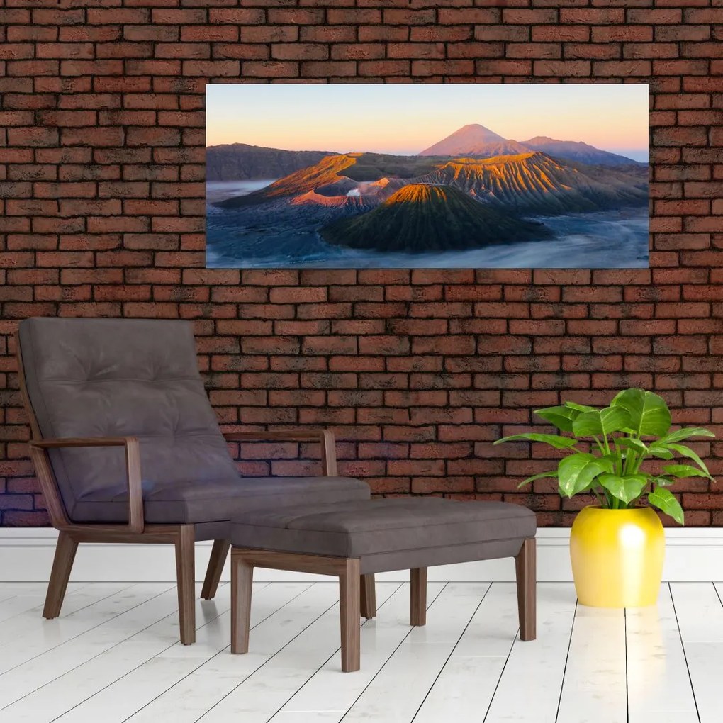 Tablou cu muntele Bromo în Indonesia (120x50 cm)