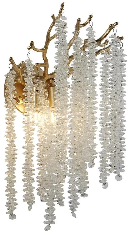 Aplica de perete cristal design lux elegant BELLE 2L