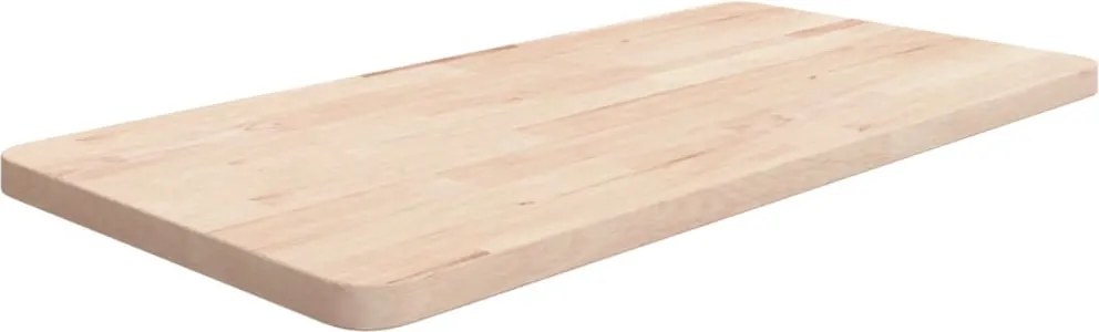 vidaXL Blat de baie, 80x40x2,5 cm, lemn masiv netratat
