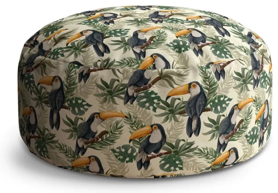 Taburet Circle tucan, colorat