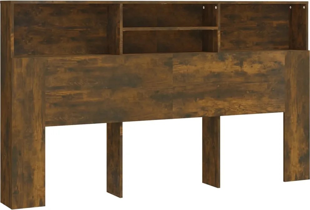 vidaXL Dulap tăblie, Stejar fumuriu, 180x19x103,5 cm