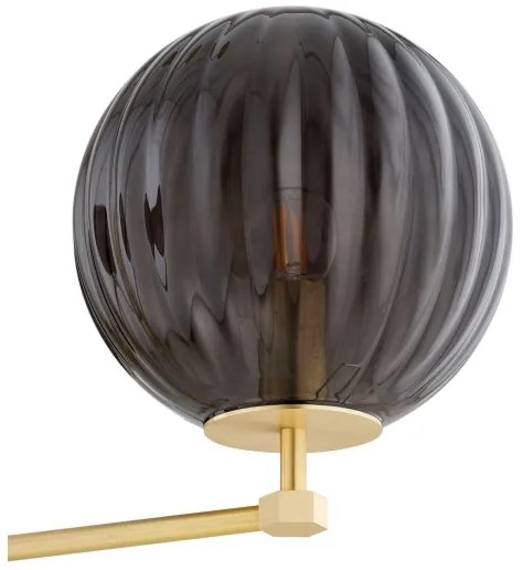 Lustră pe tijă Argon 6310 PALOMA 3xE14/7W/230V auriu/negru