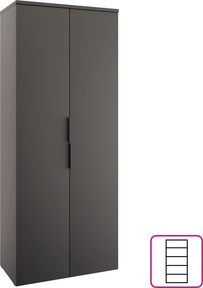 Dulap, antracit, ADAPO ADP01