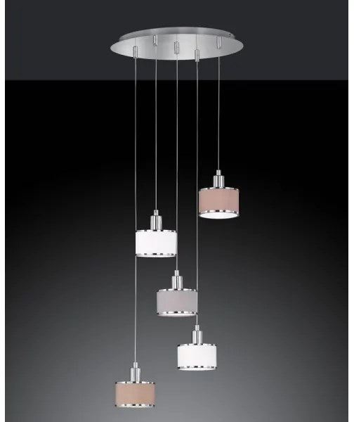 Wofi 619905019000 - Lustră pe cablu CIARA 5xE14/28W/230V